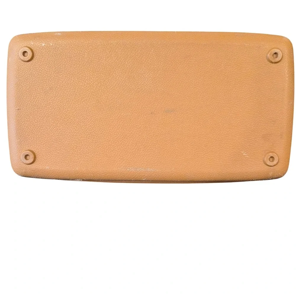 VTG JCPenney Aspen Samsonite Train Case Tan Hard Shell Vanity Makeup Box Mirror